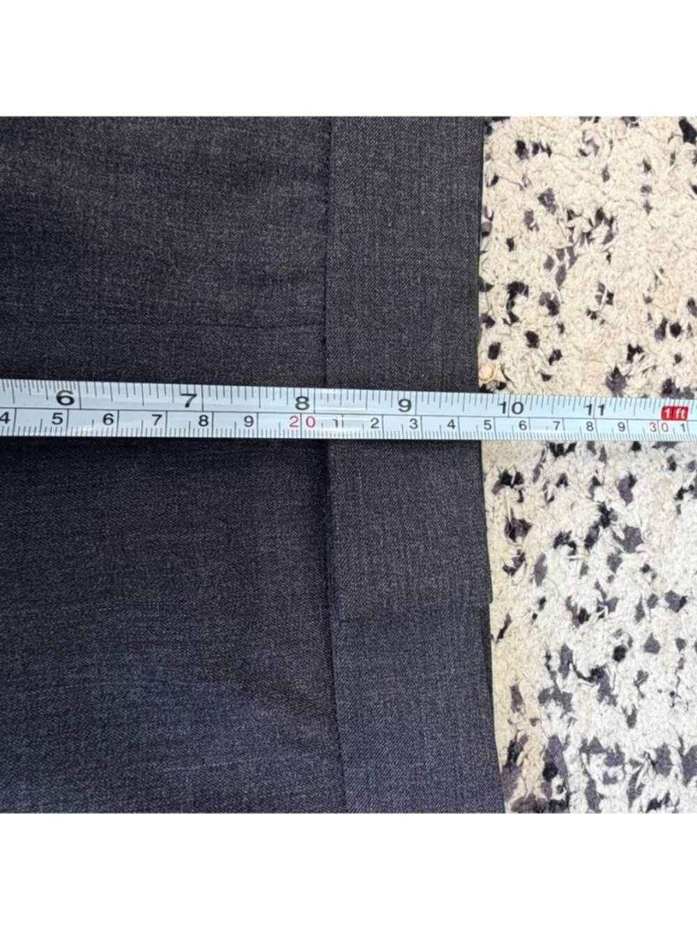 Lafayette 148 New York Irving Gray Wool Blend Dress Pants Women's Size 8 H86 - Picture 13 of 15